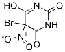 5-bromo-6-hydroxy-5-nitro-dihydro-pyrimidine-2,4-dione CAS#: 73730-97-9