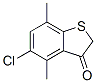 5-chloro-4,7-dimethylbenzo[b]thiophen-3(2H)-one CAS#: 82-61-1