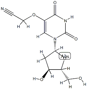 5-((cyanomethylene)oxy)-2'-deoxyuridine CAS#: 77355-97-6