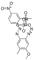 5-methoxy-4-methyl-2-[[2-(methylsulphonyl)-4-nitrophenyl]azo]benzenediazonium hydrogen sulphate CAS#: 72152-44-4