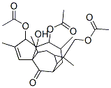 5,6-Bis(acetyloxy)-1-[(acetyloxy)methyl]-1a,2,3,4,5,5a,6,9,10,10a-decahydro-5a-hydroxy-1,4,7,9-tetramethyl-1H-2,8a-methanocyclopenta[a]cyclopropa[e]cyclodecen-11-one CAS#: 77573-23-0