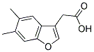(5,6-DIMETHYL-1-BENZOFURAN-3-YL)ACETIC ACID CAS#: 750599-10-1