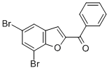 (5,7-DIBROMO-1-BENZOFURAN-2-YL)(PHENYL)METHANONE CAS#: 75630-71-6