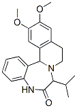 5,9,10,14b-Tetrahydro-12,13-dimethoxy-7-isopropylisoquino[2,1-d][1,4]benzodiazepin-6(7H)-one CAS#: 75230-92-1
