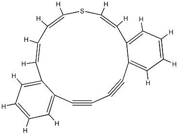 (5E,8E,10E)-16,17,18,19-Tetradehydrodibenzo[d,j]thiacyclopentadecin CAS#: 74794-99-3