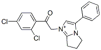 5H-Pyrrolo[1,2-a]imidazolium,  1-[2-(2,4-dichlorophenyl)-2-oxoethyl]-6,7-dihydro-3-phenyl- CAS#: 713075-18-4