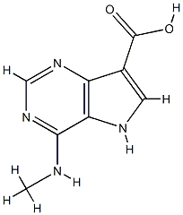 5H-Pyrrolo[3,2-d]pyrimidine-7-carboxylicacid,4-(methylamino)-(9CI) CAS#: 765857-95-2