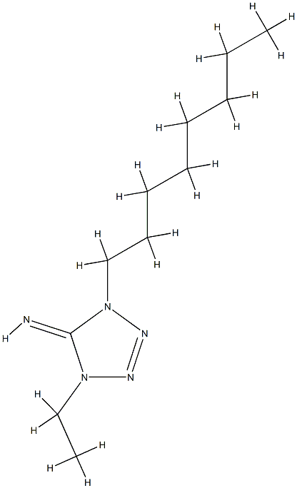 5H-Tetrazol-5-imine,1-ethyl-1,4-dihydro-4-octyl-(9CI) CAS#: 743385-14-0