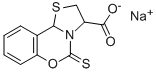 5H,10bH-Thiazolo(3,2-c)(1,3)benzoxazine-3-carboxylic acid, 2,3-dihydro -5-thioxo-, sodium salt CAS#: 78760-55-1