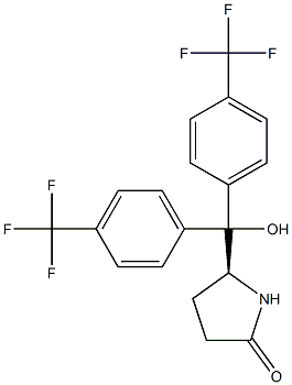 (5S)-5-[hydroxybis[4-(trifluoroMethyl)phenyl]Methyl]-2-Pyrrolidinone CAS#: 799767-36-5