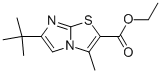 6-(1,1-DIMETHYLETHYL)-3-METHYLIMIDAZO[2,1-B]THIAZOLE-2-CARBOXYLIC ACID ETHYL ESTER CAS#: 76896-09-8