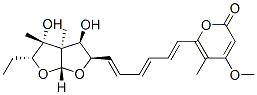 6-[(1E,3E,5E)-6-[(1R,2R,3R,5R,7R,8R)-7-ethyl-2,8-dihydroxy-1,8-dimethy l-4,6-dioxabicyclo[3.3.0]oct-3-yl]hexa-1,3,5-trienyl]-4-methoxy-5-meth yl-pyran-2-one CAS#: 79663-49-3