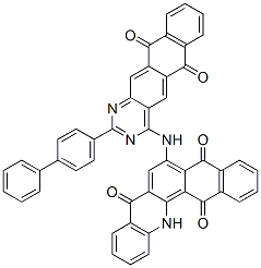 6-[(2-[1,1'-biphenyl]-4-yl-6,11-dihydro-6,11-dioxonaphtho[2,3-g]quinazolin-4-yl)amino]naphth[2,3-c]acridine-5,8,14(13H)-trione CAS#: 72175-18-9