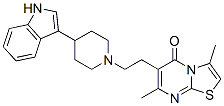 6-[2-[4-(1H-indol-3-yl)piperidin-1-yl]ethyl]-3,7-dimethyl-5H-thiazolo[3,2-a]pyrimidin-5-one CAS#: 79449-97-1