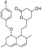 6-(2-(8-((4-fluorobenzyl)oxy)-1,2,6,7,8,8a-hexahydro-2,6-dimethyl-1-naphthyl)ethyl)-4-hydroxy-3,4,5,6-tetrahydro-2H-pyran-2-one CAS#: 79691-18-2