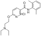 6-(2-Diethylaminoethoxy)-N-(2,6-xylyl)nicotinamide hydrochloride CAS#: 75348-38-8