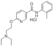 6-(2-Diethylaminoethoxy)-N-(o-tolyl)nicotinamide hydrochloride CAS#: 75348-39-9