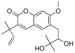 6-(2,3-Dihydroxy-3-methylbutyl)-3-(1,1-dimethyl-2-propenyl)-7-methoxy-2H-1-benzopyran-2-one CAS#: 76960-88-8