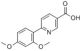 6-(2,4-Dimethoxyphenyl)-nicotinic acid CAS#: 733776-45-9