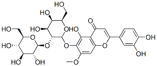 6-[(2S,3R,4S,5R,6R)-4,5-dihydroxy-6-(hydroxymethyl)-3-[(2S,3R,4S,5S,6R )-3,4,5-trihydroxy-6-(hydroxymethyl)oxan-2-yl]oxy-oxan-2-yl]oxy-2-(3,4 -dihydroxyphenyl)-5-hydroxy-7-methoxy-chromen-4-one CAS#: 77139-23-2