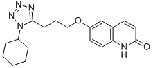6-[3-(1-CYCLOHEXYL-1H-TETRAZOL-5-YL) PROPOXY]-2(1H)-QUINOLINONE CAS#: 73963-46-9