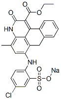 6-[[4-Chloro-2-(sodiooxysulfonyl)phenyl]amino]-2,7-dihydro-4-methyl-2-oxo-3H-dibenz[f,ij]isoquinoline-1-carboxylic acid ethyl ester CAS#: 72379-44-3