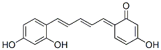 6-[5-(2,4-Dihydroxyphenyl)-2,4-pentadienylidene]-3-hydroxy-2,4-cyclohexadien-1-one CAS#: 73806-35-6