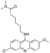 6-[(6-chloro-2-methoxy-acridin-9-yl)amino]-N,N-dimethyl-hexanamide CAS#: 77420-95-2