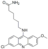 6-[(6-chloro-2-methoxy-acridin-9-yl)amino]hexanamide CAS#: 77420-86-1