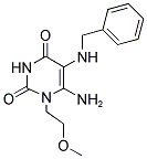 6-AMINO-5-BENZYLAMINO-1-(2-METHOXY-ETHYL)-1H-PYRIMIDINE-2,4-DIONE CAS#: 722467-81-4