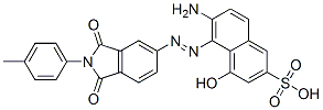 6-Amino-5-[[[2,3-dihydro-2-(4-methylphenyl)-1,3-dioxo-1H-isoindol]-5-yl]azo]-4-hydroxy-2-naphthalenesulfonic acid CAS#: 73287-59-9