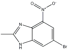 6-BROMO-2-METHYL-4-NITRO-1H-BENZO[D]IMIDAZOLE CAS#: 713530-56-4