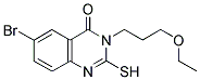 6-BROMO-3-(3-ETHOXYPROPYL)-2-MERCAPTOQUINAZOLIN-4(3H)-ONE CAS#: 795290-91-4