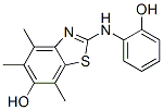 6-Benzothiazolol,  2-[(2-hydroxyphenyl)amino]-4,5,7-trimethyl- CAS#: 791026-19-2