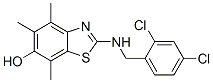 6-Benzothiazolol,  2-[[(2,4-dichlorophenyl)methyl]amino]-4,5,7-trimethyl- CAS#: 748733-44-0