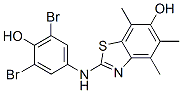 6-Benzothiazolol,  2-[(3,5-dibromo-4-hydroxyphenyl)amino]-4,5,7-trimethyl- CAS#: 759421-81-3