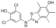 6-Benzothiazolol,  2-[(3,5-dichloro-4-hydroxyphenyl)amino]-4,5,7-trimethyl- CAS#: 778539-37-0