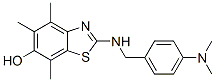 6-Benzothiazolol,  2-[[[4-(dimethylamino)phenyl]methyl]amino]-4,5,7-trimethyl- CAS#: 774502-06-6
