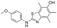 6-Benzothiazolol,  2-[(4-methoxyphenyl)amino]-4,5,7-trimethyl- CAS#: 713484-28-7