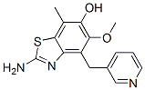 6-Benzothiazolol, 2-amino-5-methoxy-7-methyl-4-(3-pyridinylmethyl)- CAS#: 756789-19-2