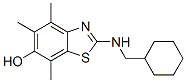 6-Benzothiazolol,  2-[(cyclohexylmethyl)amino]-4,5,7-trimethyl- CAS#: 752947-77-6
