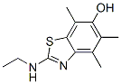 6-Benzothiazolol, 2-(ethylamino)-4,5,7-trimethyl- CAS#: 746568-79-6