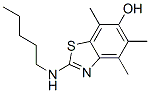 6-Benzothiazolol, 4,5,7-trimethyl-2-(pentylamino)- CAS#: 732953-95-6