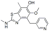 6-Benzothiazolol, 5-methoxy-7-methyl-2-(methylamino)-4-(3-pyridinylmethyl)- CAS#: 701195-92-8