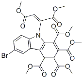 6-Bromo-9-[(Z)-3-methoxy-1-(methoxycarbonyl)-3-oxo-1-propenyl]-9H-carbazole-1,2,3,4-tetracarboxylic acid tetramethyl ester CAS#: 74978-18-0