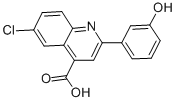 6-CHLORO-2-(3-HYDROXY-PHENYL)-QUINOLINE-4-CARBOXYLIC ACID CAS#: 724749-33-1
