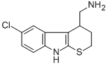 6-Chloro-2,3,4,9-tetrahydrothiopyrano(2,3-b)indole-4-methylamine CAS#: 73425-51-1