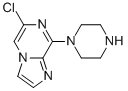 6-Chloro-8-(1-piperazinyl)imidazo[1,2-a]pyrazine CAS#: 77111-80-9