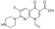 6-Fluoro-1,4-dihydro-4-oxo-7-(1-piperazinyl)-1-vinyl-1,8-naphthyridine -3-carboxylic acid CAS#: 74274-71-8