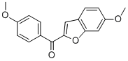 (6-METHOXY-BENZOFURAN-2-YL)-(4-METHOXY-PHENYL)-METHANONE CAS#: 75158-60-0